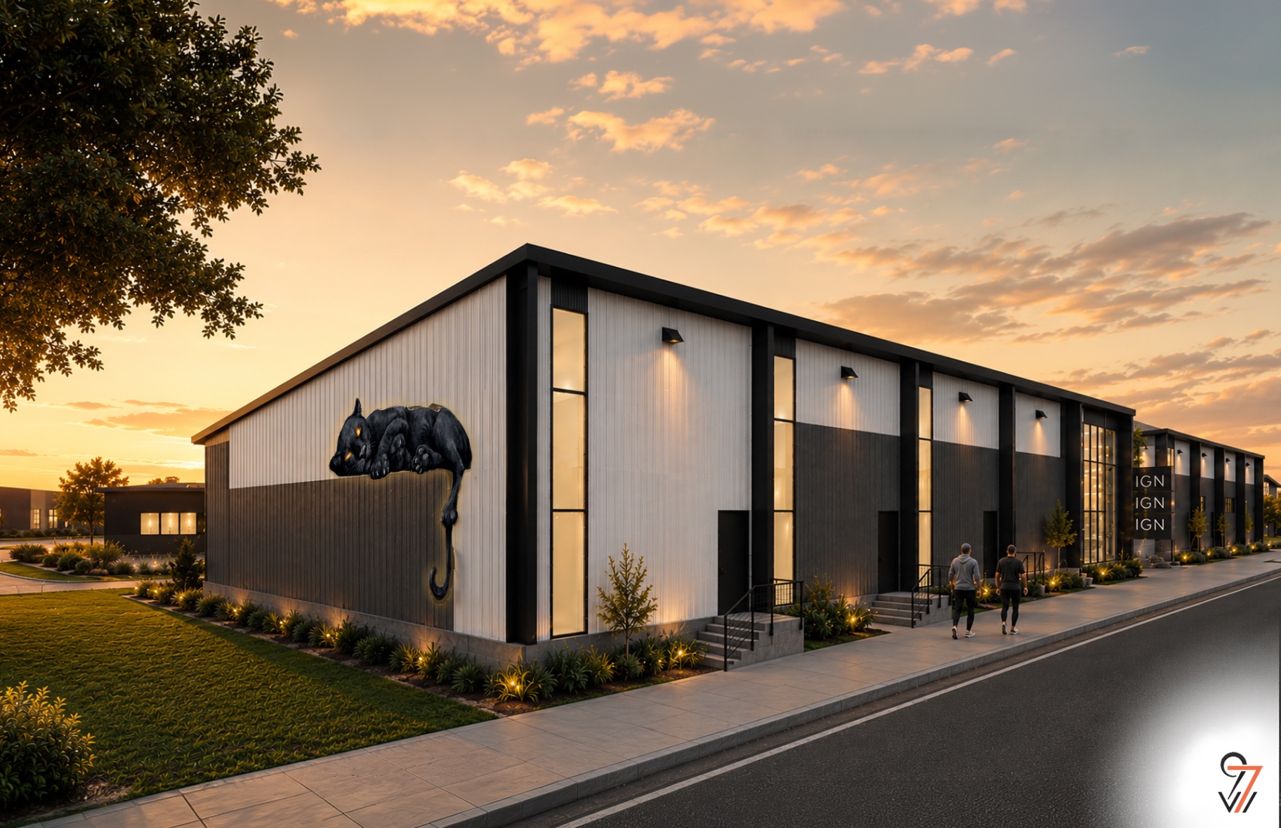 Vickery Station dusk rendering